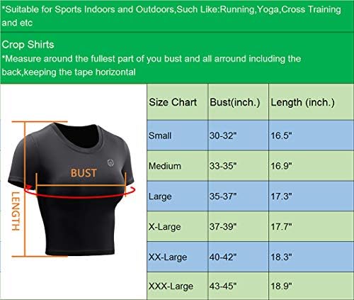 נלאוס נשים של ריצה יבול גופיות כושר יבש אימון אתלטי חולצות חבילה של 3