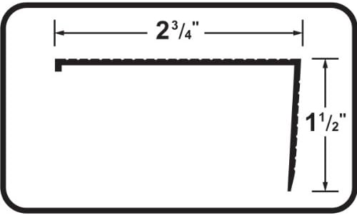 מוצרי בנייה M-D 77891 2-3/4 אינץ 'בגודל 1-1/2 אינץ