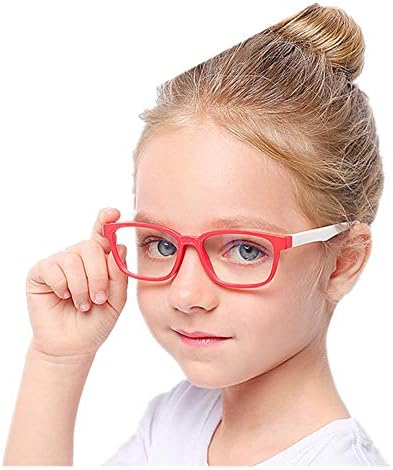 שיראטורי ילדים ילדים אנטי בלו ריי משקפיים חנון רטרו סיליקון ברור עדשת משקפיים רך מסגרת