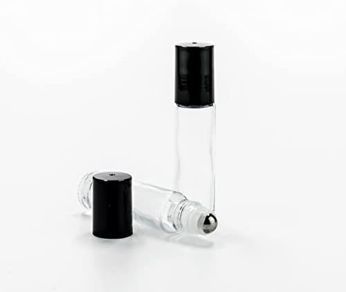 Yonyehong 10 מל רולר שמן אתרי ריק סט רולר בקבוקים של 10 יחידים על בקבוק זכוכית על מיכל הניתן