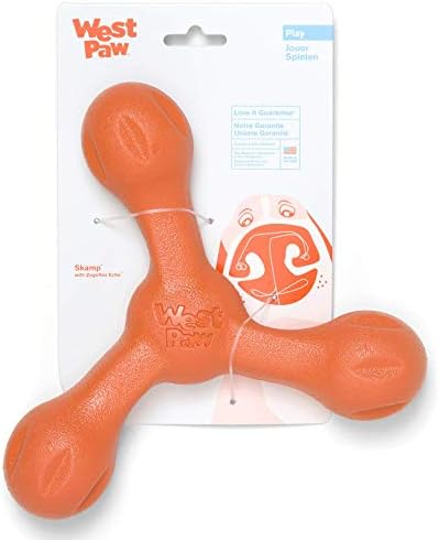 West Paw Zogoflex Bumi Tog Tug Toy & Zogoflex Air Skamp Tug-of-Waw Stick Stick Chhew צעצוע-צעצוע אינטראקטיבי