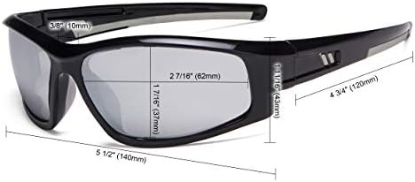 משקפי שמש דו -פוקאליים לעיניים לספורט TR90 קוראי שמש חיצוניים