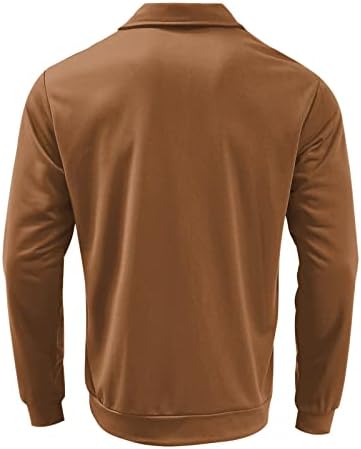 חולצות פולו של שרוול ארוך לגברים, חולצות טריקו גולף כותנה כותנה כותנה 2022 סתיו סווטשירט מזדמן בחורף.