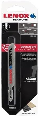 כלים של Lenox 1991606 T-Shand Diamond Diamond Grit Saw Blade, 3 1/2 x 3/8, 1 חבילה