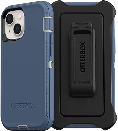 Otterbox iPhone 13 Mini & iPhone 12 Mini Defender Series Case - שחור, מחוספס ועמיד, עם הגנת יציאה,