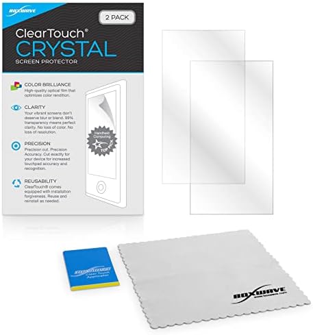מגן מסך גלי תיבה התואם ל- Dell 22 Monitor - Cleartouch Crystal, עור סרט HD - מגנים מפני שריטות