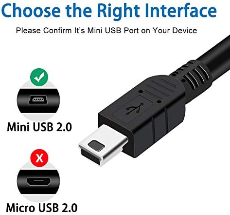 BESTCH MINI USB נתונים סינכרון כבל כבל PC עופרת תואם לטכנולוגיה אטלנטית WA-50-SYS מערכת שמע WA-50-R מקלט