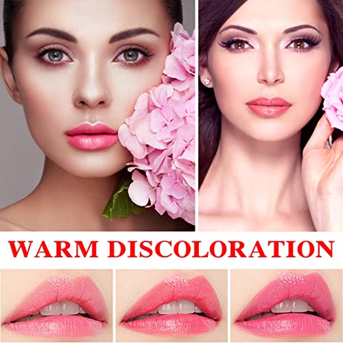6 יחידות צבע שינוי שפתון,לאורך זמן מזין כהה שפתון קסם טמפרטורת צבע שינוי גלוס ג ' לי חומציות שפתון עמיד