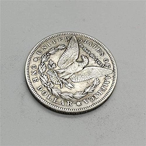 מטבע זיכרון מורגן cryptocurrency 1887 אוסף מטבעות מצופה זהב אמריקאי מורגן אמריקאי מטבעות ישנים