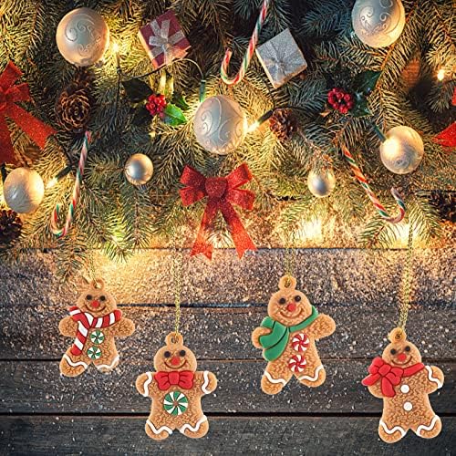 10 יחידות זנגוויל איש קישוטי עץ חג המולד, זנגוויל חג המולד קישוט, מגוון פלסטיק זנגוויל צלמיות קישוטים, זנגוויל