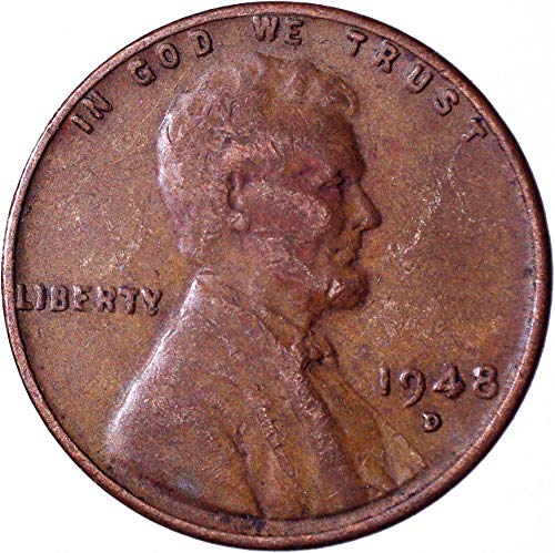 1948 ד לינקולן חיטה סנט 1 ג ' יפה מאוד