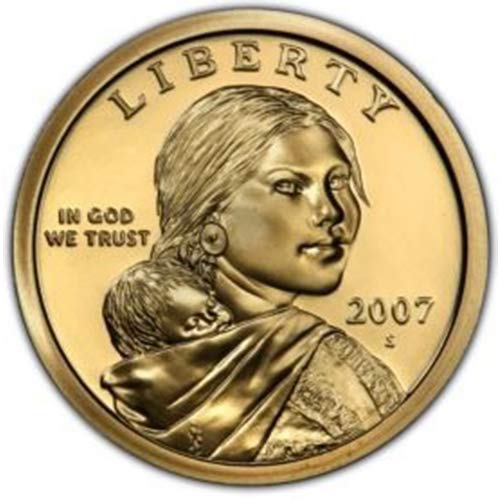 הוכחת 2007 S Sacagawea Bollar Choice Uncirtured Us Mint