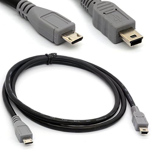 BSHTU מיקרו USB עד מיני כבל סיומת USB של 5 פינים Code Code OTG מתאם מכשיר נייד מתאם SYGN מטען זכר לממיר
