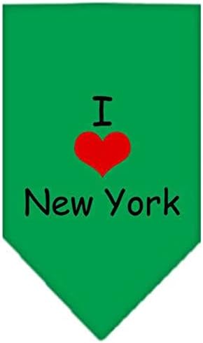 מוצרי חיית מחמד מיראז 'I Heart New York מסך הדפס בנדנה לחיות מחמד, קטנות, שחור