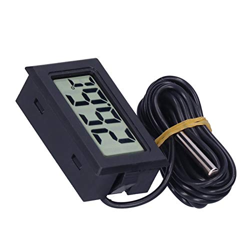 מד דיגיטלי, מכשיר מדידת טמפרטורה אלקטרונית מדידת טמפרטורת LCD מדידת טמפרטורה לחיבור למדידת טמפרטורה