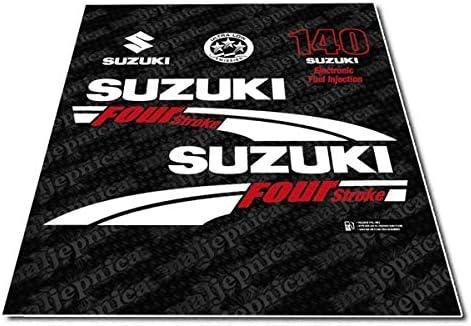 SUZUKI 140 ארבע שבץ 2004 סט מדבקות החלפה לאחר השוק