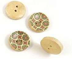 10 חתיכות תפירה על כפתורים BT21529 מטבעות דיכאון מעץ אומנויות עץ מלאכת מלאכה לתפיסות ציוד מחברים