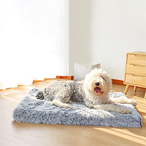 Xlaiq אולטרה קטיפה מיטת כלב מיטת כלבים מלבנית מחצלות כלבים/כיסוי נשלף כרית מזרן מחמד לכלבים גדולים