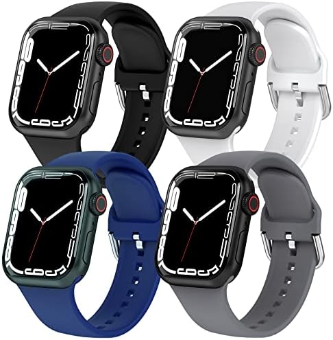 להקת ספורט תואמת ללהקות Apple Watch 41 ממ 40 ממ 38 ממ, Fogkay for Apple Watch Series 7 להקה עם אבזם