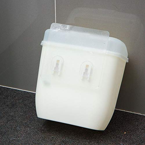 Allmro זבל קטן יכול לפח אשפה במטבח פח קיר דלי זבל קיר תיבת אחסון פלסטיק מיחזור סל אסלה פח אשפה פח אמבטיה