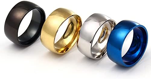 קולסו 8 ממ כחול טבעות לגברים ונשים אישית טבעת אישית טבעת חקוק טבעת-75870