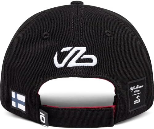 אלפא רומיאו מירוץ פורמולה 1 2022 ולטרי בוטאס 77 כובע צוות שחור