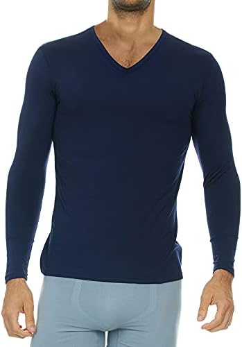 חולצות תרמיות תרמיות לגברים נגד צוואר שרוול ארוך חולצות דחיסה תרמית לגברים שכבת בסיס מזג אוויר קר