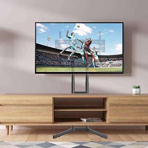 עמדת רצפת הטלוויזיה של Suptek על הקיר לטלוויזיות 32-70 אינץ 'LED LCD מסכי LCD גובה עגלת טלוויזיה מתכווננת