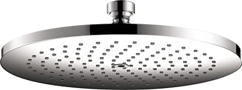 Axor Axor Starck 9 אינץ 'ראש מקלחת יוקרה מודרני 1-ספריי ריסוי גשם עירוי אוויר עם כוח אוויר עם QuickClean בניקל