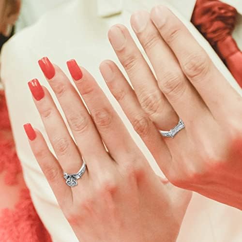 2023 טבעת חדשה -kle מוערם בערום יהלום רינגנינג ללבוש לנשים ורד נשים יוקרה ולנטיין היה יהלום