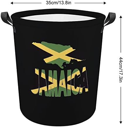 ג ' מייקה דגל מפת סל כביסה מתקפל סל כביסה סל אחסון תיק עם ידיות