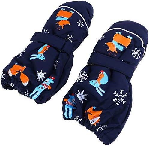 כפפות כפפות חורף כפפות סקי חמות כפפות אטומות לרוח לא כפפות שלג ילדים סקי ילדים