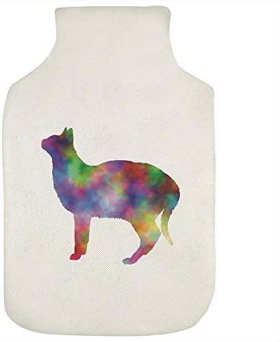 כיסוי בקבוק מים חמים 'חתול צבעוני'