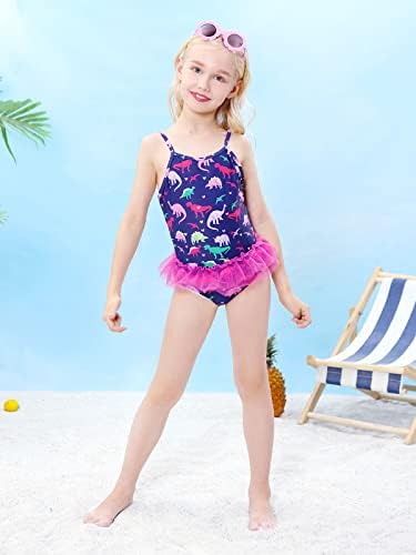 Swimsobo בנות חתיכה אחת בגד ים בגד ים צבעוני בגד ים בגדי ים חמוד למשך 2-10 שנים