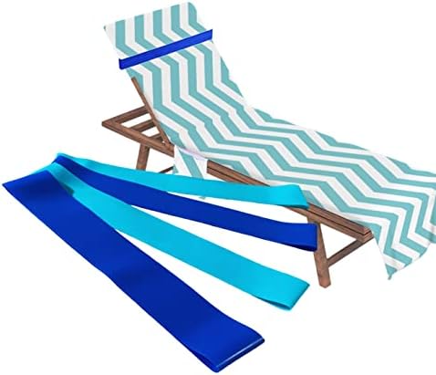 4 חבילות רצועות מגבות, סרטני מגבות לכיסא חוף, קליפים למגבות גומי לכיסא בריכה, אביזרי חוף ושייט חובה, מחזיק מגבות