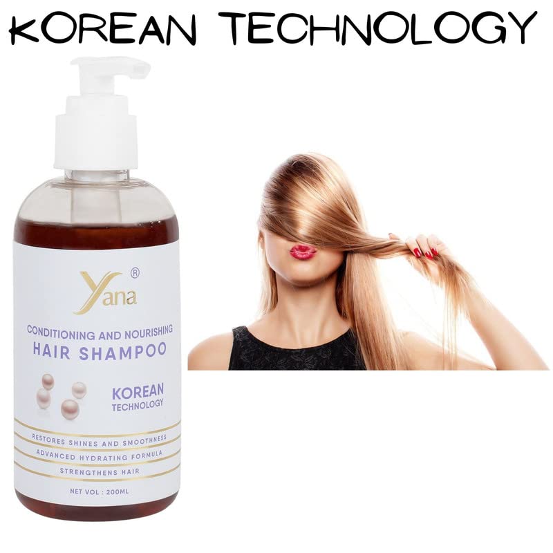 שמפו שיער של יאנה עם שמפו טבעי טכנולוגי קוריאני לשימוש יומיומי של גברים
