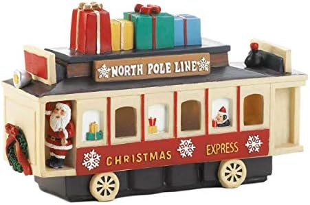 אוסף חג המולד מואר לחג המולד עיצוב רכבת לחג המולד