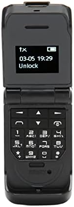 טלפון הפוך מיני, 0.66 אינץ 'מסך OLED טלפון סלולרי, רב פונקציה Hifi צליל מיני קטן של טלפון סלולרי מיקרו עבור