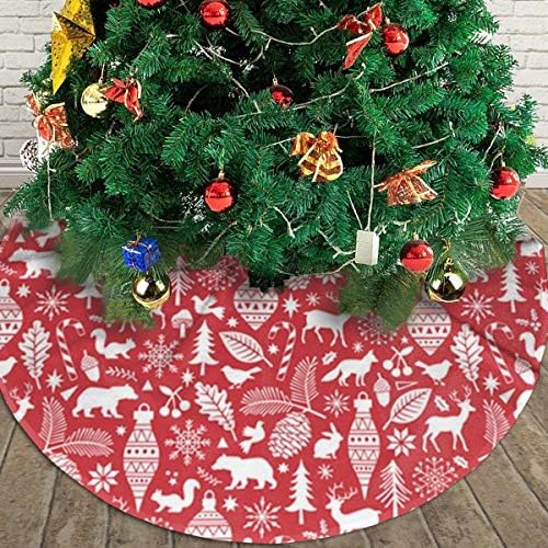 חצאית עץ חג מולד חג מולד שמח חג שמח עגול יוקרה עגול מקורה מחצלת חוץ כפרי קישוטי חג חג המולד כפרי