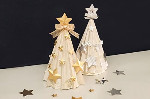 Craft Bira Craft 5/8 אינץ 'צורת כוכב, אגרוף לחג המולד, אגרוף מלאכת פעולת מנוף לעיצוב נייר