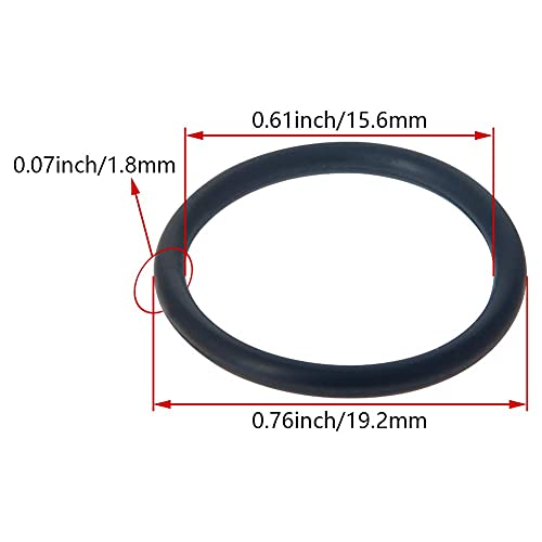 Bettomshin 100 pcs ניטריל גומי O-Ring