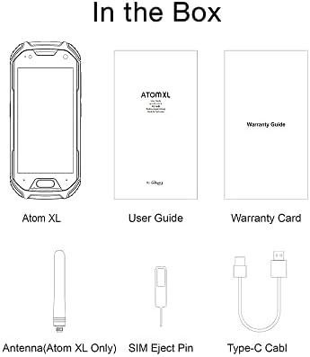 Unihertz Atom XL, ה- DMR הקטן ביותר של ה- DMR-Talkie Smartphone המחוספס אנדרואיד 11 לא נעול 6GB+128GB