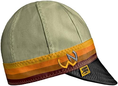 Welder Nation 8 PANEL PANEL CAP, עמיד, בד ברווז כותנה רך 10 גרם, לבטיחות והגנה בזמן ריתוך. Stick Arc