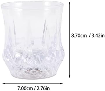 מחשבי משקפי גדפיפארטי מדליקים כוסות זוהרות מדליקות כוסות שתייה מורידות כוסות שתייה כוסות מסיבה הובלות מים פלסטיק