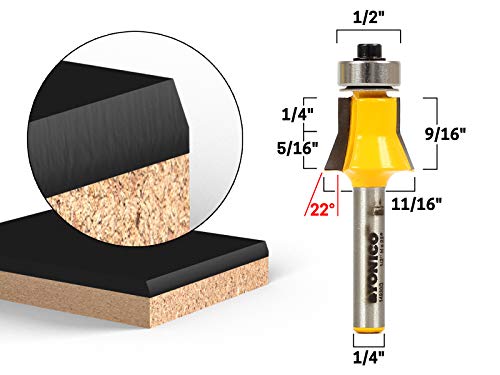 Yonico Bevel Router Router Router Bit
