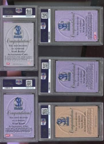 מועצת הניקוד 1996 Stephon Marbury Rookie RC Auto חתום כרטיס חתימה PSA/DNA - כרטיסי טירון של