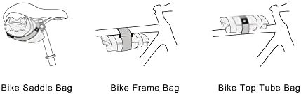 תיק כלים לאופניים של FZZDP אופניים אופניים זנב אופניים מארז אופניים בוריטו חבילת תיק מושב אחורי תיק תיקון תיק תיקון