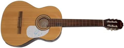 ג 'ו בונמאסה חתם על חתימה בגודל מלא פנדר גיטרה אקוסטית ד עם ג' יימס ספנס אימות ג 'יי. אס. איי קואה - אגדת