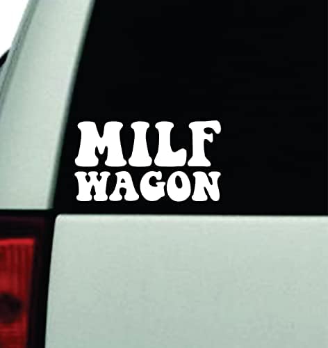 MILF WAGON CAL CAR מדבקות פגוש מדבקת ויניל חלון משאית JDM משמשה קדמית אחורית מחשב נייד ציטוט גברים בנות נשים חמודה
