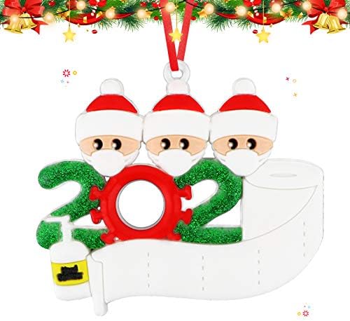 קיטוויי 2021 אישית עץ חג המולד קישוט-שרד משפחה מיוחד מזכרת, עשה זאת בעצמך משפחה שם חג המולד קישוטי